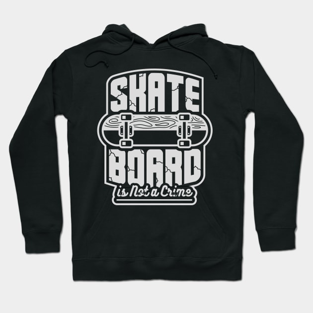 Skate Board Tony Hawk Hoodie by Madiaz